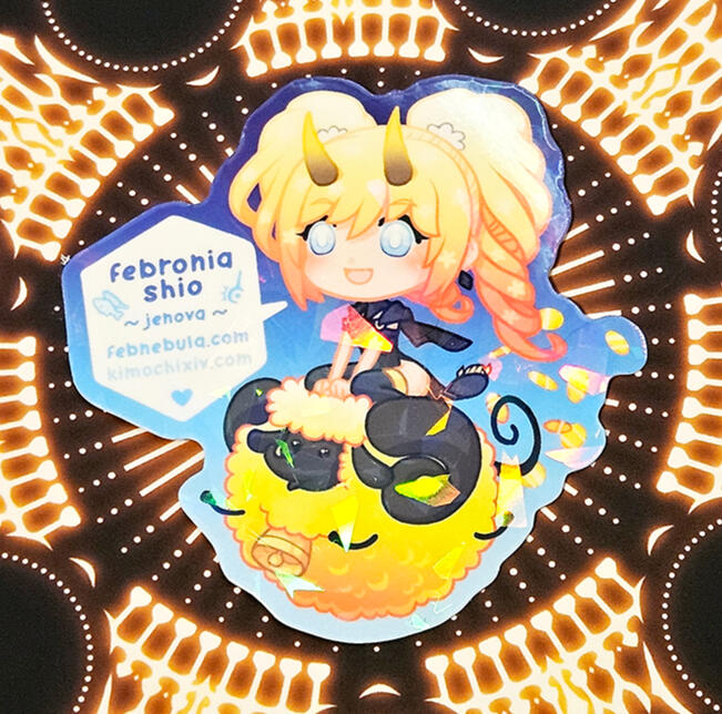 2.5in Holo Foil Sticker